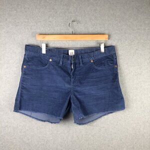 Gap Corduroy Blue Shorts Size 12